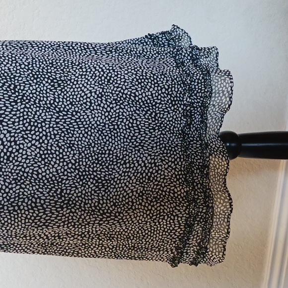 East 5th stretch skirt black and white pattern - Picture 2 of 4